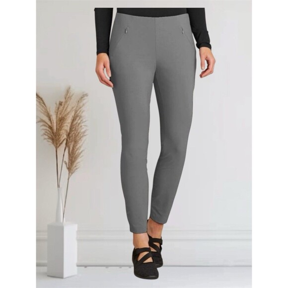 Duluth Flexcellent Skinny Leg Ankle Women's 4-Way Stretch Woven Pants Size 12 - Picture 5 of 16